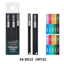 DSPIAE - AS Small/Medium Aluminum Alloy Sanding Boards, 4pcs (4 colors)