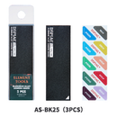 DSPIAE - AS Large Aluminum Alloy Sanding Boards, 3pcs (4 colors)