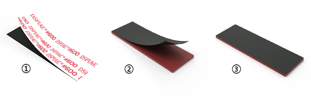 DSPIAE - AS Small/Medium Aluminum Alloy Sanding Boards, 4pcs (4 colors)