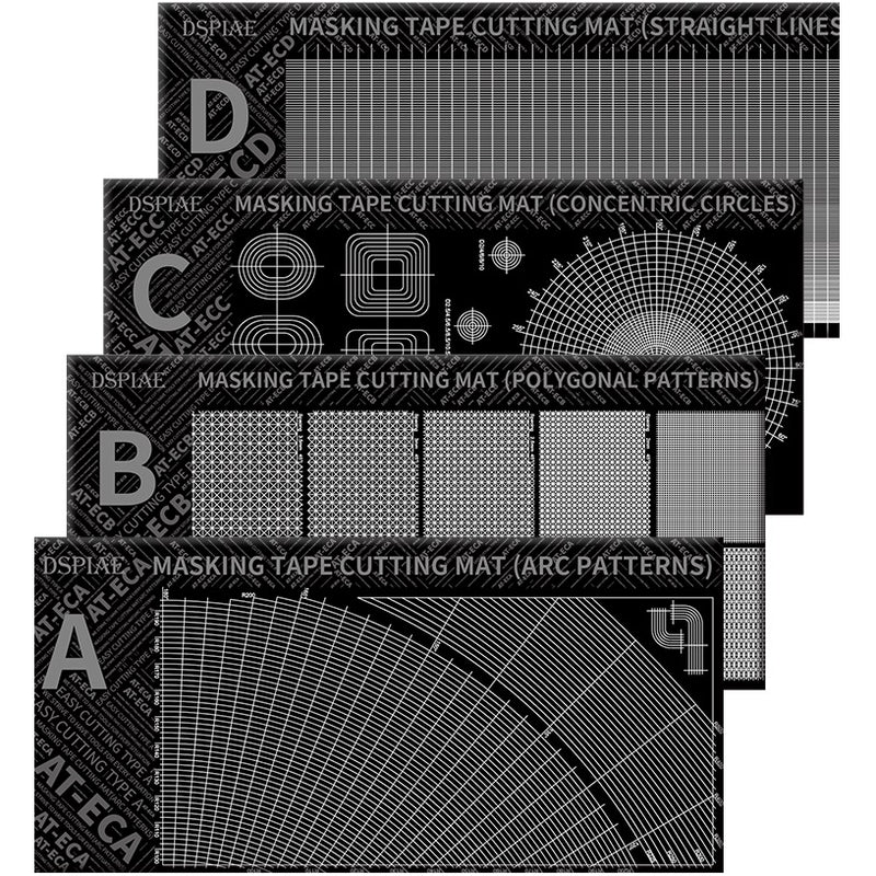 DSPIAE AT-ECA - Masking Tape Cutting Mat, Type A 110x233 mm
