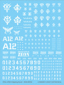 G-REWORK - Custom Decal - 1/100 & 1/144 Chipping Decal Zeon 01 (2 Colors)
