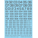 G-REWORK - Custom Decal - CAUTION NUMBER SERIES 01 (2 Colors)