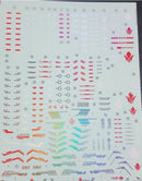 Delpi Decal - MG BARBATOS (Polygonal) HOLO WATER DECAL