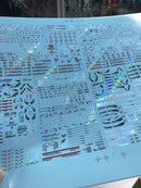 Delpi Decal - MG Wing Gundam Zero Custom(HOLOGRAM) WATER DECAL