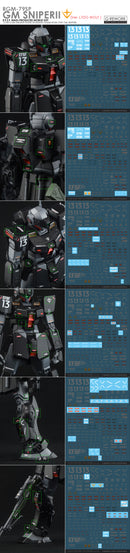 G-REWORK - Custom Decal - [MG] RGM-79SP GM SNIPER2 [LYDO WOLF]