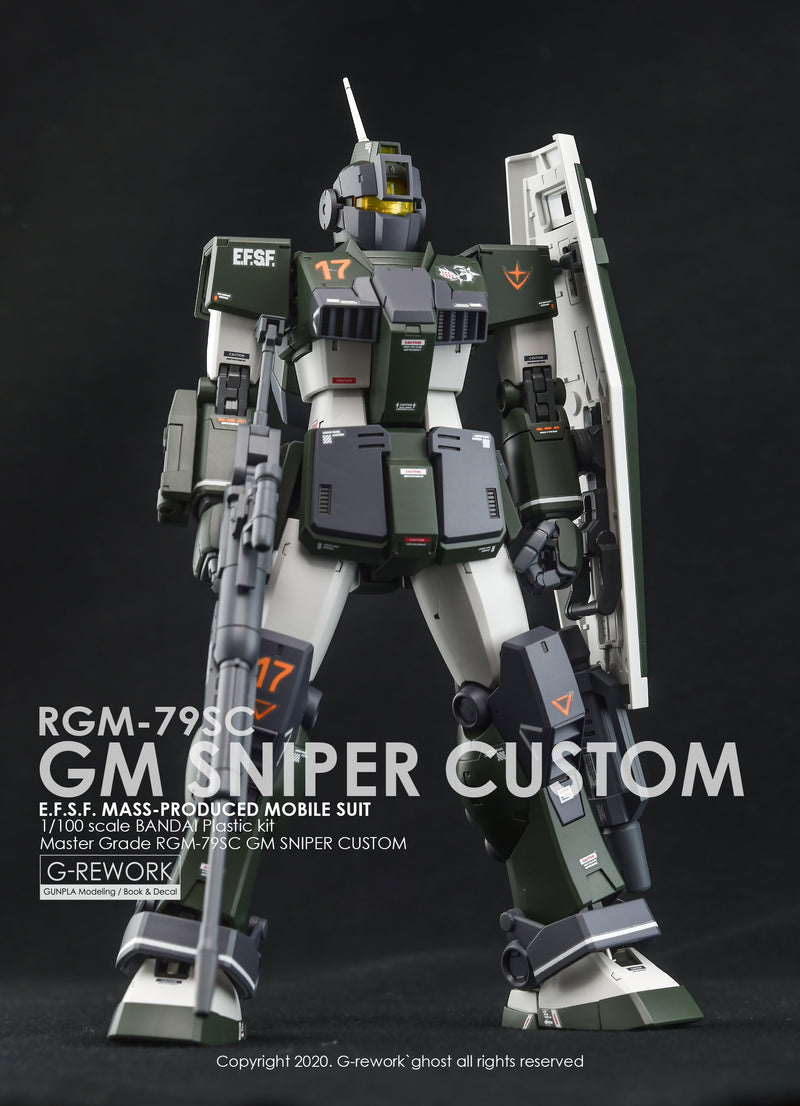 G-REWORK - Custom Decal - [MG] RGM-79SC GM SNIPER CUSTOM