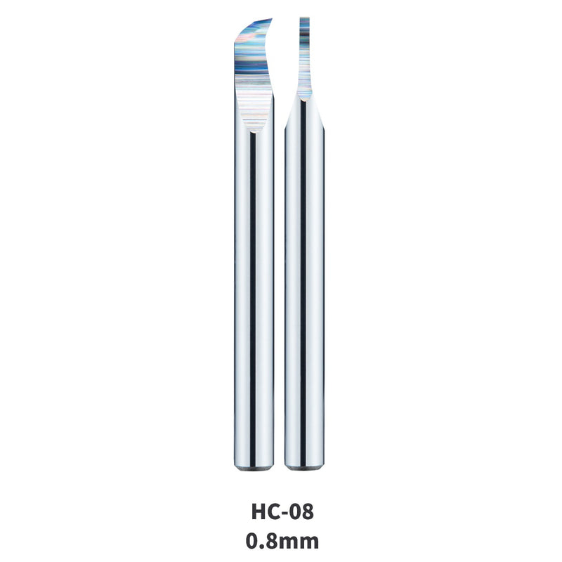 DSPIAE - HC Tungsten Steel Hook Broach (10 Sizes)