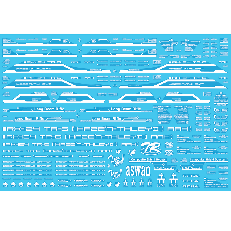 Delpi Decal - HG HAZEN THLEY 2 (WHITE) WATER DECAL