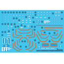 Delpi Decal - HG The Origin 17 RX-78-01[N] Gundam Local Type (North American Type) Water Decal