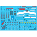 Delpi Decal - HG The Origin GM NIGHT SEEKER HOLO (Polygonal patterns) WATER DECAL