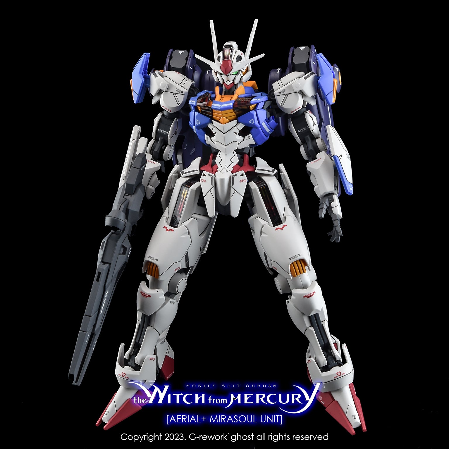 G-REWORK - Custom Decal - [HG] [The Witch From Mercury] Aerial+ Miraso