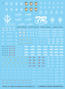 G-REWORK - Custom Decal - [HG] BARZAM RE.BOOT Ver.(ARZ-154/RMS-154 FULL SET)