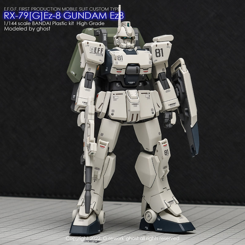 G-REWORK - Custom Decal - [HG] 08th Team RX-79[G] Ez-8 Gundam