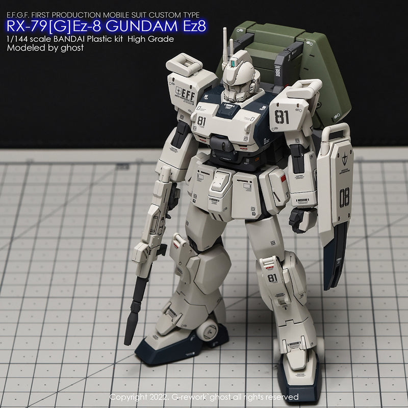 G-REWORK - Custom Decal - [HG] 08th Team RX-79[G] Ez-8 Gundam