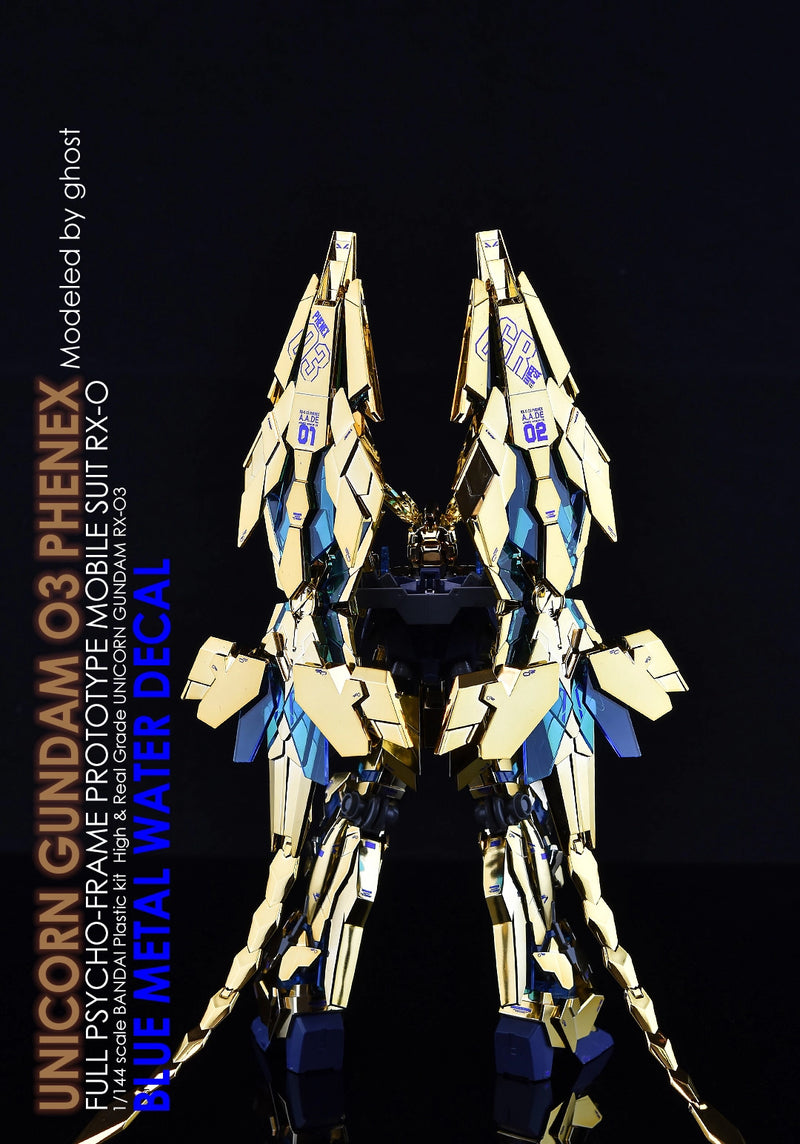G-REWORK - Custom Decal - [RG] Phenex NT U03 (Blue metal)