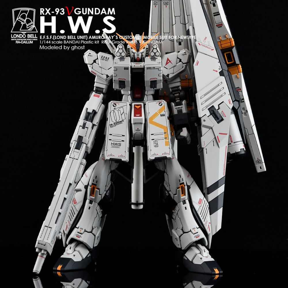 ロボット RX-93 V GUNDAM HWS RG RG 1/144 RX-93 ν GUNDAM HWS Clear Color Model kit Gundam