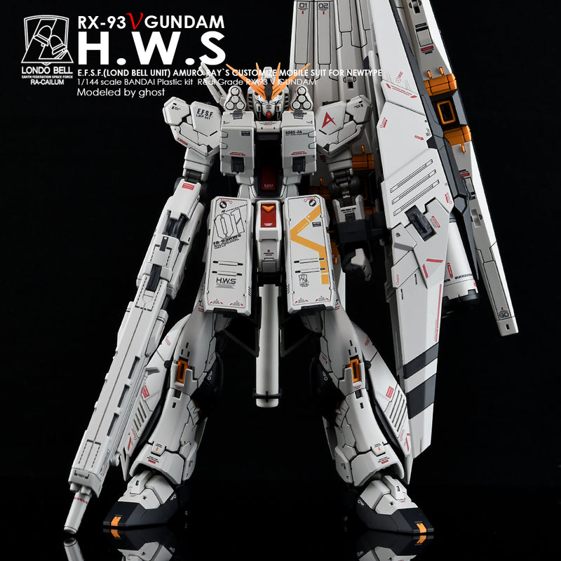 G-REWORK - Custom Decal - [RG] RX-93 Nu GUNDAM H.W.S