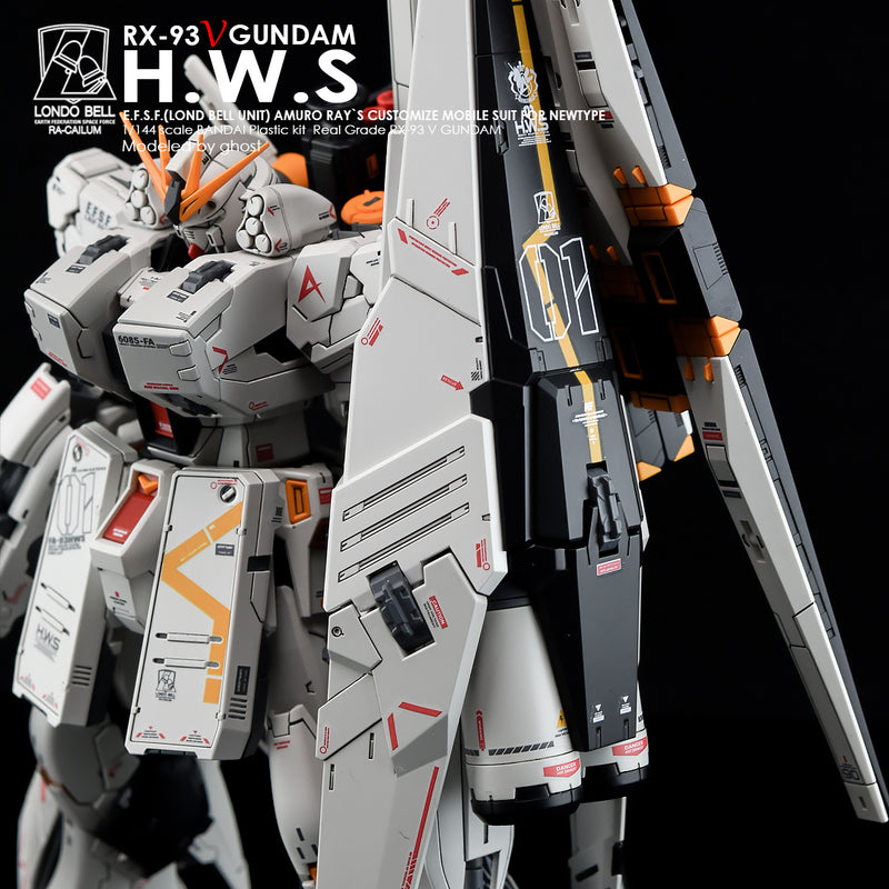 G-REWORK - Custom Decal - [RG] RX-93 Nu GUNDAM H.W.S