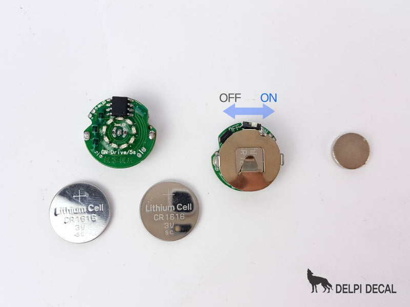 Delpi Decal - MG 00 GN Drive LED Module (only GREEN)