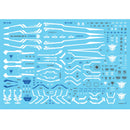 Delpi Decal - MG 00 QAN[T] Full Saber Water Decal (Blue)