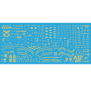 Delpi Decal - MG CHAR'S ZAKU II GOLD HOLO WATER DECAL