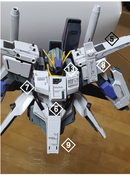 Delpi Decal - MG FAZZ ver.ka Original (RED) WATER DECAL