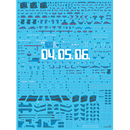 Delpi Decal - MG FAZZ ver.ka Original (RED) WATER DECAL