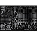 Delpi Decal - MG Freedom Ver.2.0 METAL STICKER ( SILVER )