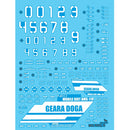 Delpi Decal - MG Geara Doga Luminous Water Decal