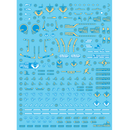 Delpi Decal - MG Gold Frame White & Holo Water Decal