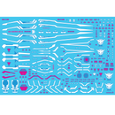 Delpi Decal - MG 00 QAN[T] Full Saber Water Decal (Trans-Am Light Color)