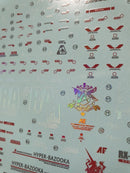 Delpi Decal - MG RX-93 NU Hologram Water Decal