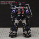 G-REWORK - Custom Decal - [MG] Black Tri-Stars Zaku 2.0
