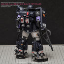 G-REWORK - Custom Decal - [MG] Black Tri-Stars Zaku 2.0