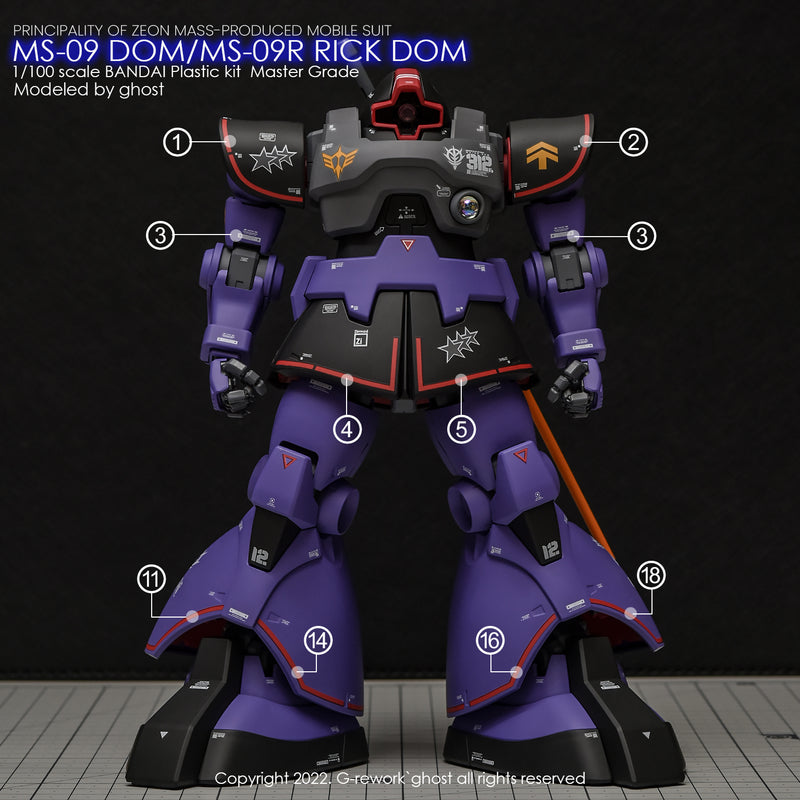 G-REWORK - Custom Decal - [MG] Dom 1.5/ Rick Dom 1.5
