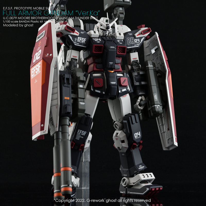 G-REWORK - Custom Decal - [MG] Full Armor Gundam Ver.Ka [Gundam Thunderbolt]