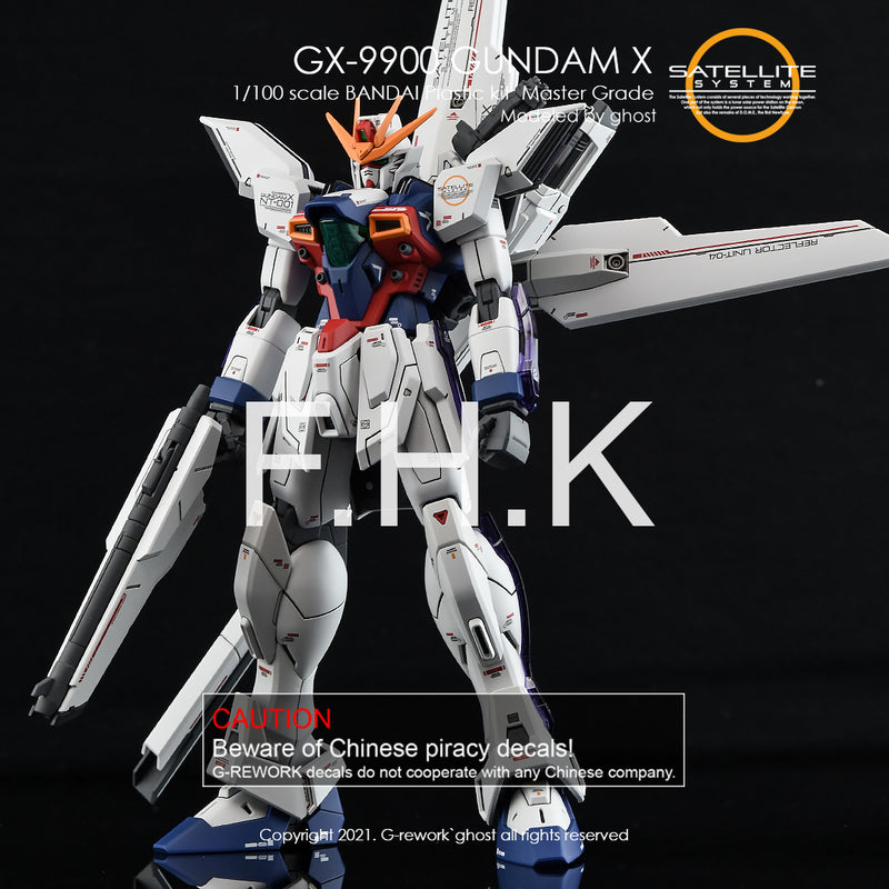 G-REWORK - Custom Decal - [MG] Gundam X