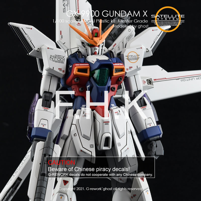 G-REWORK - Custom Decal - [MG] Gundam X