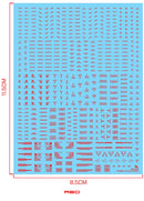 Delpi Decal - 1/144 Mechanical Caution Water Decal (6 Types)