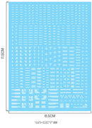 Delpi Decal - 1/144 Mechanical Caution Water Decal (6 Types)