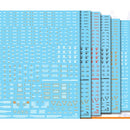 Delpi Decal - 1/100 Mechanical Caution Water Decal (6 Types)