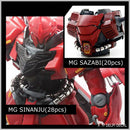 Delpi Decal - Metal Power Tube For MG Sazabi / Sinanju (4 types)