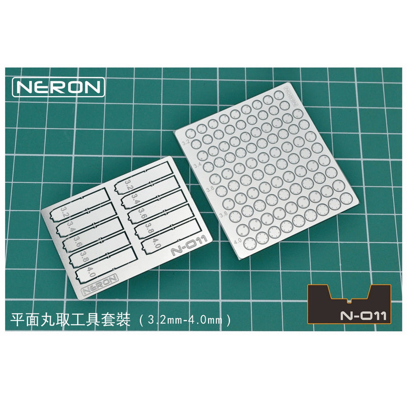 Madworks - Neron Spin Blade Chisel Set with Photo Etch Detail Parts, 3.2-4.0