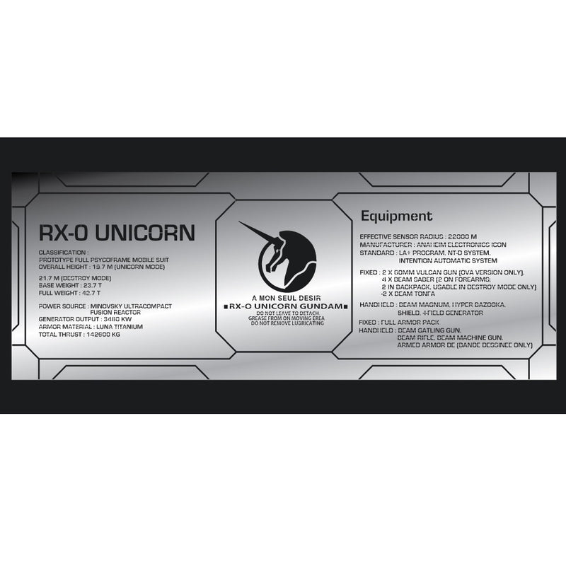 Delpi Decal - PG Unicorn Base Metal Sticker