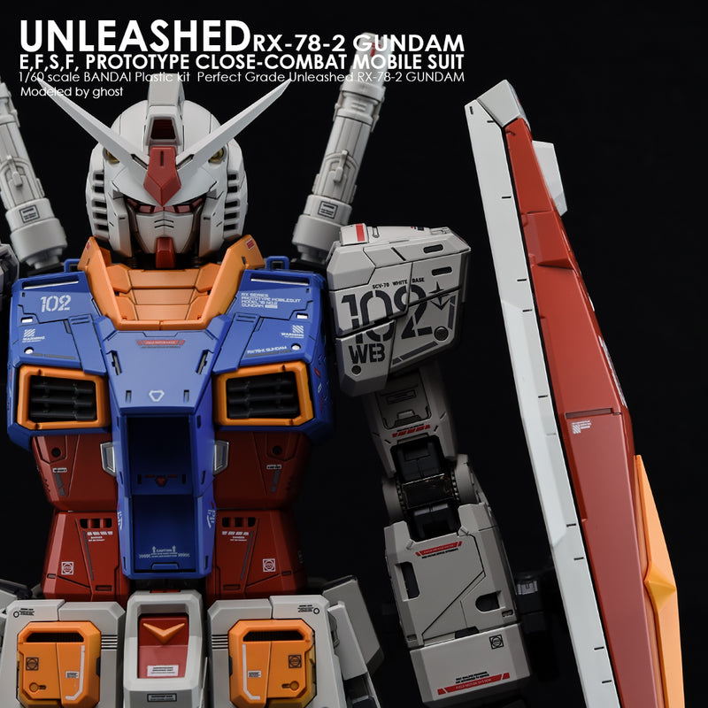 G-REWORK - Custom Decal - [PG] Unleashed RX-78-2 Gundam