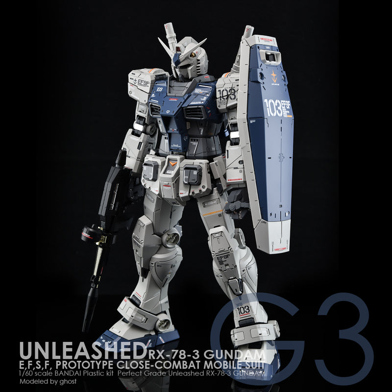 G-REWORK - Custom Decal - [PG] Unleashed RX-78-2 Gundam G3 Ver