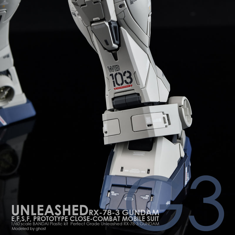 G-REWORK - Custom Decal - [PG] Unleashed RX-78-2 Gundam G3 Ver
