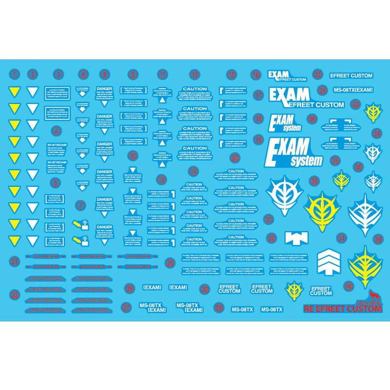 Delpi Decal - RE/100 Efreet Custom Water Decal