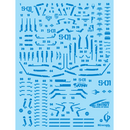 Delpi Decal - RG SAZABI BLUE HOLO WATER DECAL