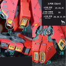Delpi Decal - RG SAZABI ETCHING PARTS